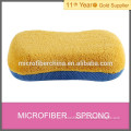 microfiber car cleaning sponge colral fleece kitchen cleaning pad